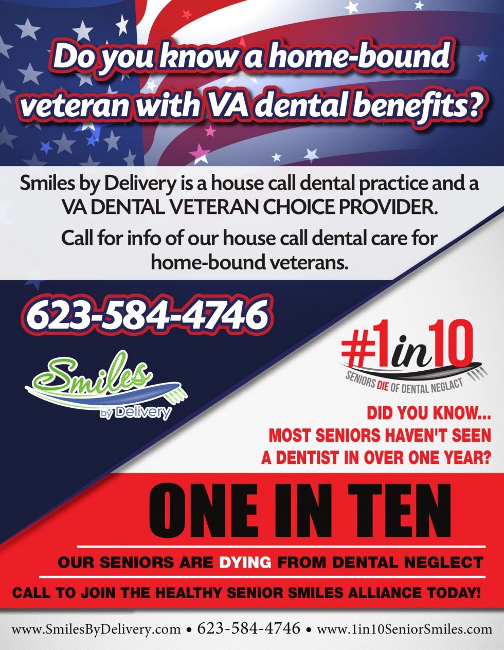 Dental Care For Veteran Using VA Dental Tempe AZ Smiles by Delivery